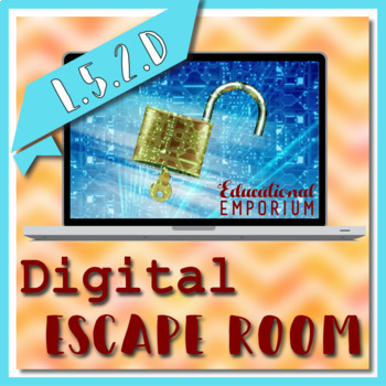 Preview of ⭐ NO PREP ⭐ Punctuating Titles Escape Room ⭐ L.5.2.D ⭐ 5L2D ⭐ L52