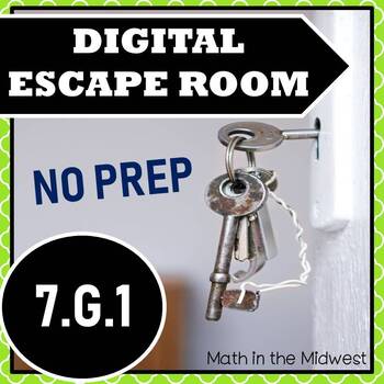 Preview of ⭐NO PREP Scale Drawings Escape Room⭐7.G.1 Activity