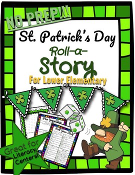 Preview of *NO PREP* St. Patrick's Day Roll-a-Story - Lower Elementary