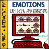 NO PRINT Emotions Speech Therapy Distance Learning