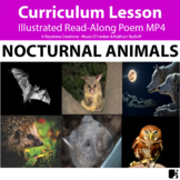 'NOCTURNAL ANIMALS'(Grades Pre-K - 6) ~Curriculum Poem Vid