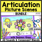Articulation Picture Scenes Sentence Level Speech Therapy 