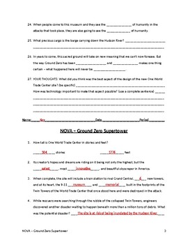 NOVA - Ground Zero Supertower Video Viewing Guide by Dakota Engineer