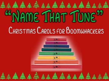 Preview of "Name that Tune" for Boomwhackers (Christmas Carol clips)