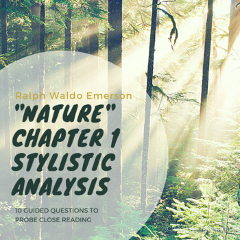 Preview of "Nature" Stylistic Analysis - Ralph Waldo Emerson