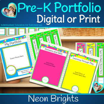 Preschool Portfolio Cover Sheet Teaching Resources Tpt