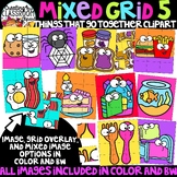 *New Mixed Puzzle Things that go together Clipart {Mystery