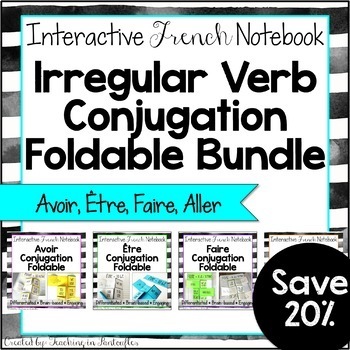 french er verbs foldable free