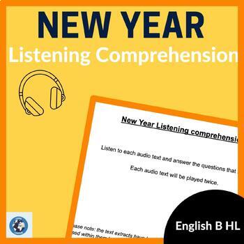 Preview of 'New Year' IB DP English B Listening Comprehension - Paper 2 Preparation