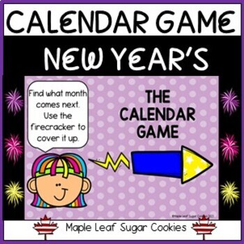 Preview of *** New Year's Calendar Games *** January Winter Fun !!! Google Slides