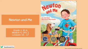 Preview of "Newton and Me" Google Slides- Bookworms Supplement