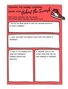 Swoosh inside shop nike worksheet answers