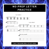 *No-prep* Letter Practice