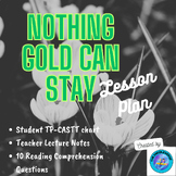 "Nothing Gold Can Stay" Lesson Plan
