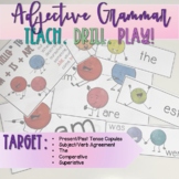 Adjective Grammar Intervention: Teach Drill Play