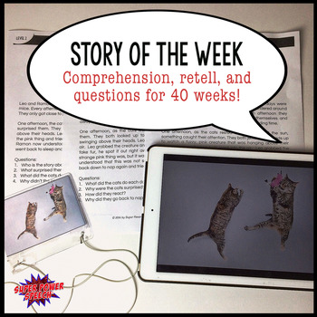 Preview of Story of the Week (Language & story comprehension)