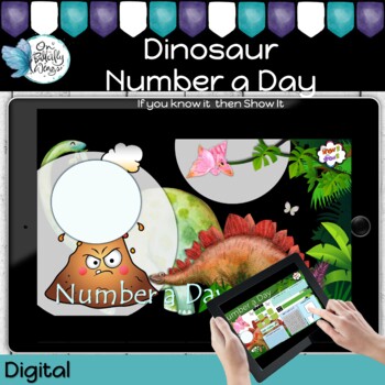 Preview of  Number of the Day Digital Dinosaurs