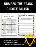 "Number the Stars" Choice Board Activity