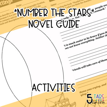 Preview of "Number the Stars" Novel Guide (Activities)