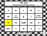 "OI" Sort - Words Sorts for Intermediate Readers