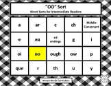 "OO" Sort - Word Sorts for Intermediate Readers