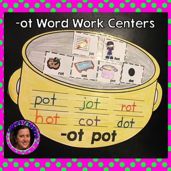 Preview of -OT CVC Word Family Centers