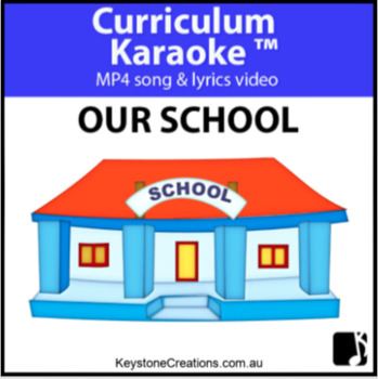 Preview of 'OUR SCHOOL' (Grades K-3) ~ Curriculum Song Video l Distance Learning