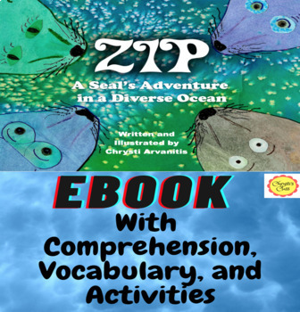 Preview of  Ocean Adventure Ebook: Comprehension, Voc. and Activities for Distance Learning