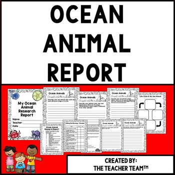 Preview of Ocean Animals | Ocean Animal Research Report