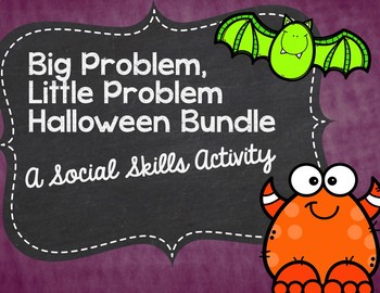 Preview of Big Problem, Little Problem Halloween Bundle