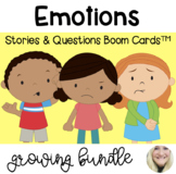 Emotions Stories & Questions Bundle for Boom Cards™