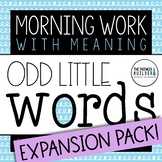 "Odd Little Words" EXPANSION PACK: Vocabulary Rich Morning