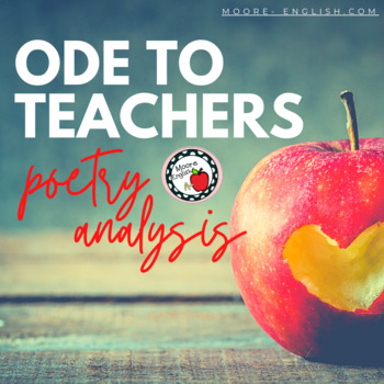Preview of "Ode to Teachers" by Pat Mora Reading Questions and Extension Activity