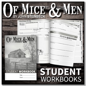 Preview of {Of Mice and Men} Student Workbooks