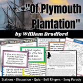 Of Plymouth Plantation Excerpts by William Bradford - Exam