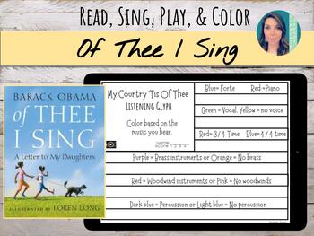 Preview of "Of Thee I Sing" (Obama) Book & "My Country Tis of Thee" Patriotic Song