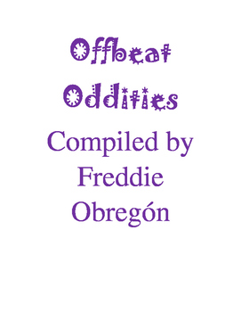 Preview of "Offbeat Oddities" - A Fact Book for Students