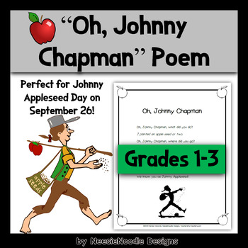 Preview of "Oh, Johnny Chapman" Poem for Johnny Appleseed Day and Fall Fun