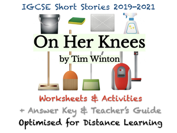 Preview of IGCSE Short Stories: "On Her Knees" by Tim Winton (Story, Worksheets + ANSWERS)