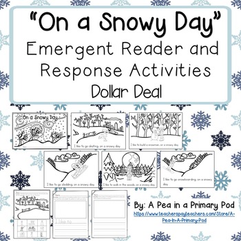 Preview of "On a Snowy Day" Emergent Reader (A Winter/December/January Dollar Deal)