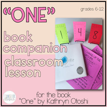 Preview of "One" Book Companion Lesson