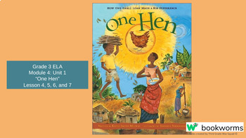 Preview of "One Hen" Google Slides- Bookworms Supplement