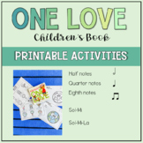 "One Love" Children's Book Music Printable Activities