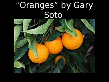 Preview of "Oranges" by Gary Soto Bundle