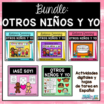 Preview of ¡Otros niños y yo! – Spanish Activities Bundle