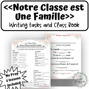 Preview of "Our Class is a Family" || "Notre Classe est Une Famille" community building