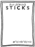 "Our Learning STICKS" Sticky Note Exit Ticket Poster