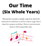 "Our Time" 5th Grade Graduation Song