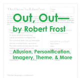 "Out, Out—" by Robert Frost; poetry, allusion, personifica