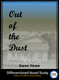 "Out of the Dust"  Novel Study